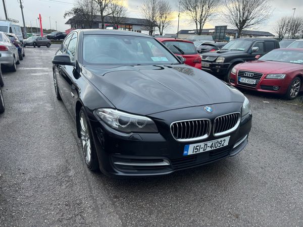BMW 5-Series Saloon, Diesel, 2015, Black