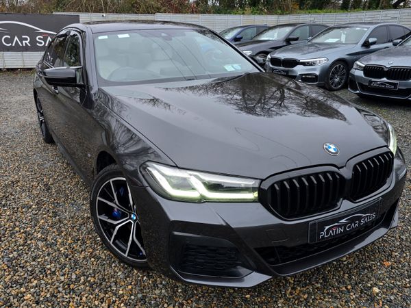 BMW 5-Series Saloon, Petrol Plug-in Hybrid, 2020, Grey