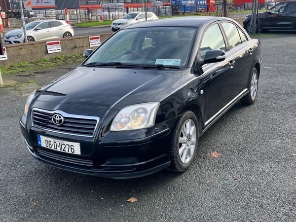 Toyota Avensis Saloon, Petrol, 2006, Black