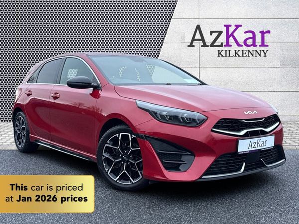 Kia Ceed Hatchback, Diesel Hybrid, 2023, Red