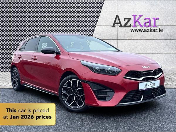 Kia Ceed Hatchback, Diesel Hybrid, 2023, Red