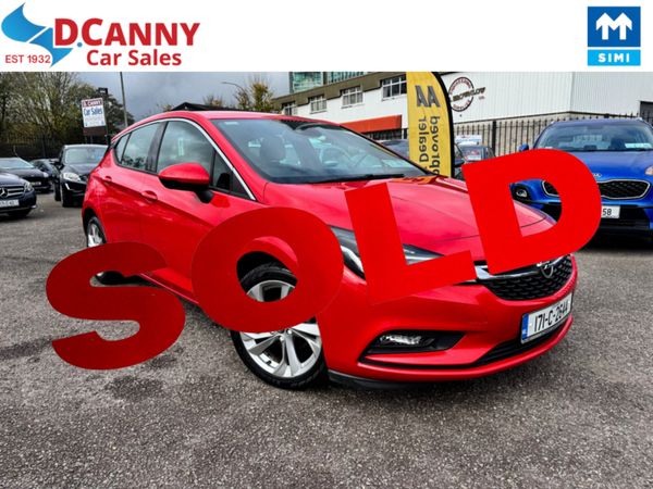 Opel Astra Hatchback, Petrol, 2017, Red