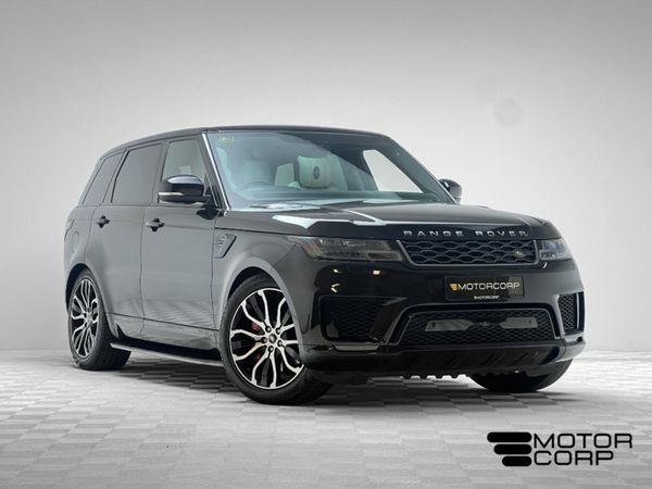 Land Rover Range Rover Sport SUV, Petrol Plug-in Hybrid, 2020, Black