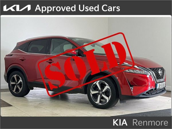 Nissan Qashqai MPV, Petrol, 2021, Red