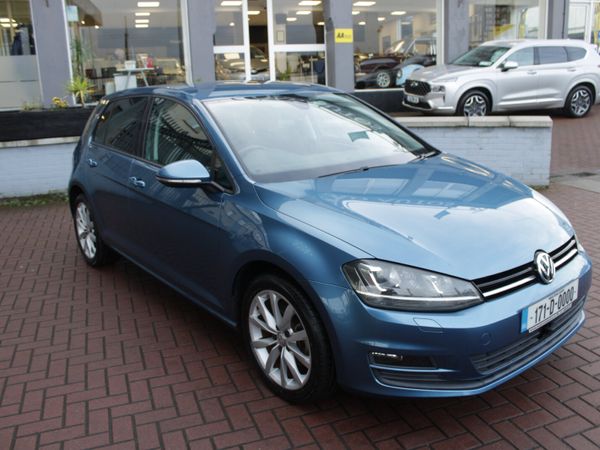 Volkswagen Golf Hatchback, Petrol, 2017, Blue
