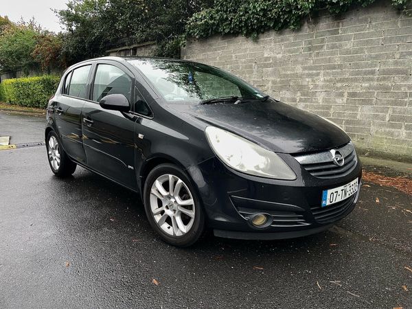 Opel Corsa Hatchback, Petrol, 2007, Black