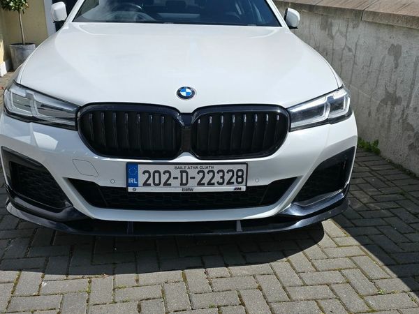 BMW 5-Series Saloon, Petrol Plug-in Hybrid, 2020, White