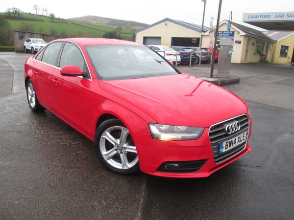 Audi A4 Saloon, Diesel, 2014, Red