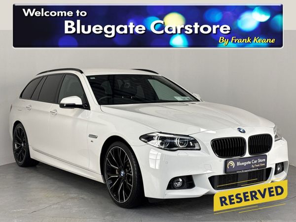 BMW 5-Series Estate, Petrol, 2016, White