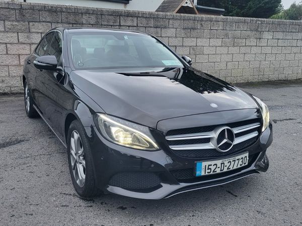Mercedes-Benz C-Class Saloon, Petrol Plug-in Hybrid, 2015, Black