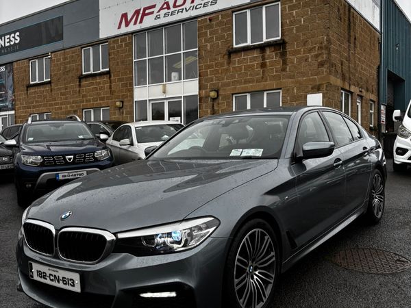 BMW 5-Series Saloon, Diesel, 2018, Blue