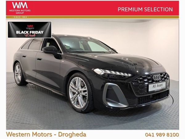 Audi A5 Estate, Diesel, 2025, Black