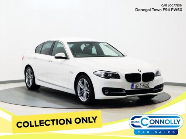 BMW 5-Series Saloon, Diesel, 2016, White
