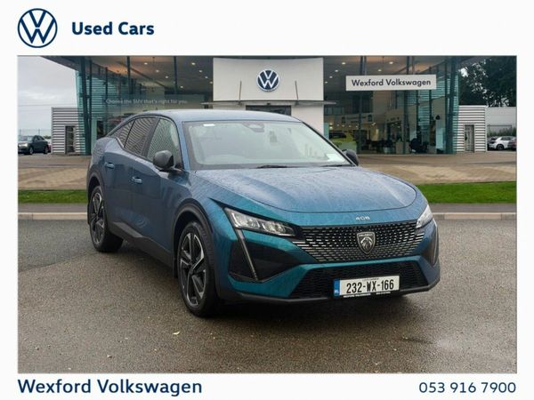 Peugeot 408 Hatchback, Petrol, 2023, Blue