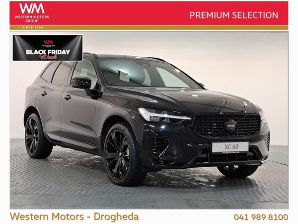 Volvo XC60 SUV, Petrol Plug-in Hybrid, 2025, Black