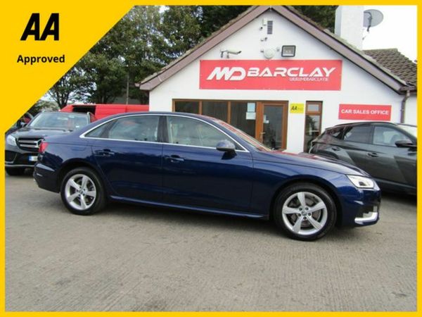 Audi A4 Saloon, Diesel, 2020, Blue