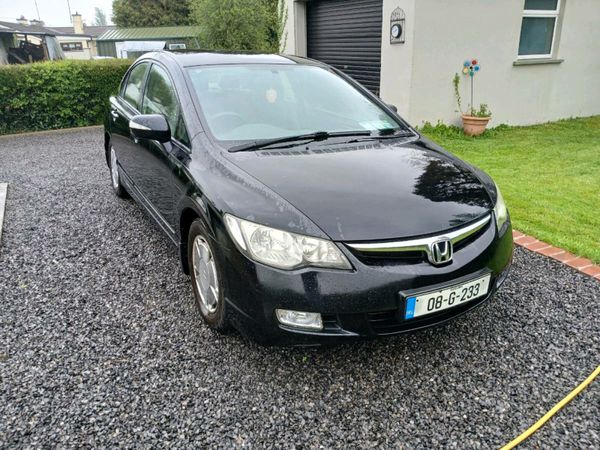 Honda Civic Saloon, Petrol Hybrid, 2008, Black