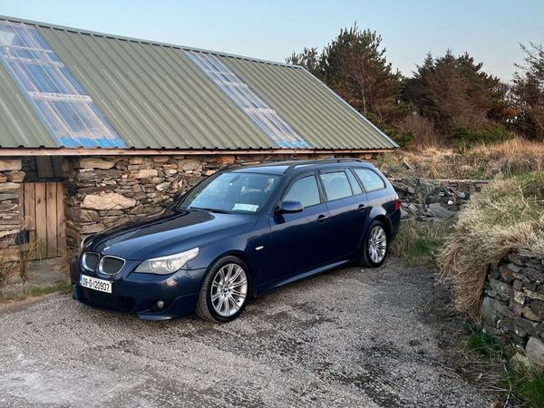 BMW 5-Series Estate, Diesel, 2008, Blue