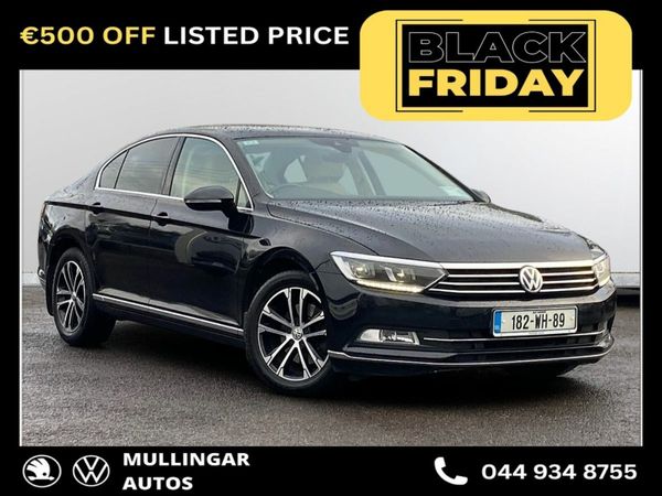 Volkswagen Passat Saloon, Diesel, 2018, Black