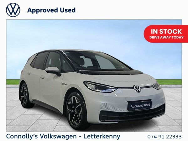 Volkswagen ID.3 Hatchback, Electric, 2022, White