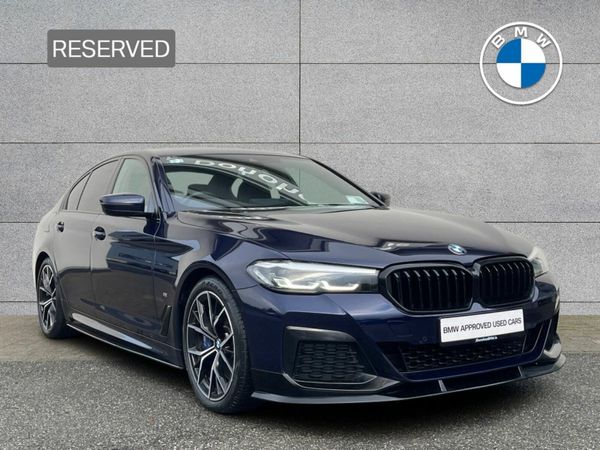BMW 5-Series Saloon, Diesel, 2022, Blue