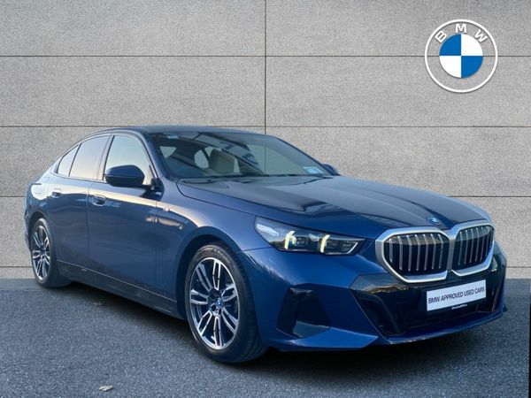 BMW 5-Series Saloon, Petrol Plug-in Hybrid, 2024, Blue