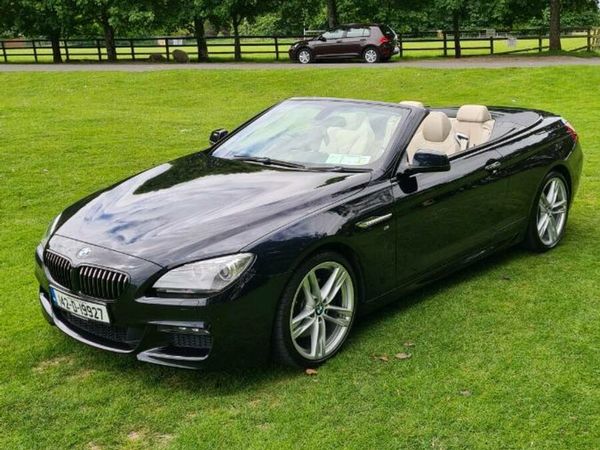 BMW 6-Series Convertible, Diesel, 2014, Black