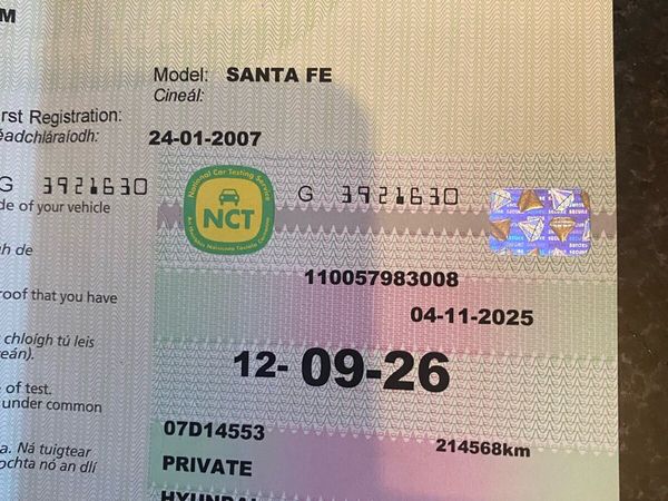 Hyundai Santa Fe SUV, Diesel, 2007, Black