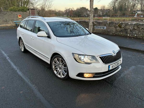 Skoda Superb Estate, Diesel, 2014, White