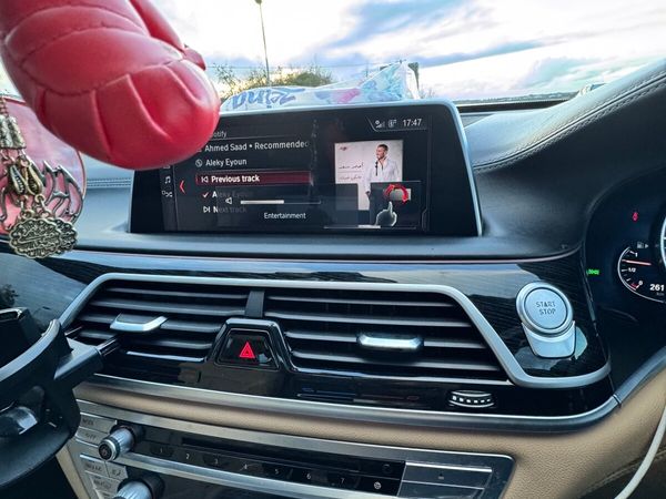 BMW 7-Series Saloon, Petrol Plug-in Hybrid, 2018, Black