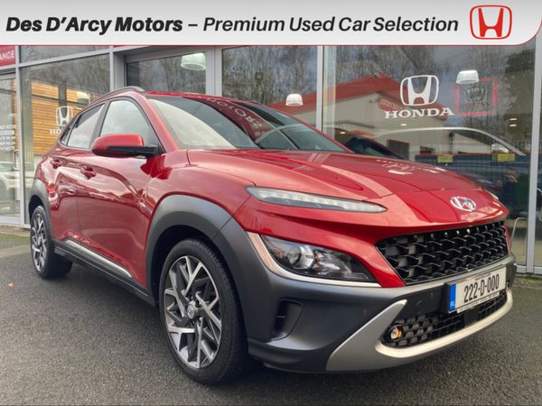 Hyundai KONA Hatchback, Petrol Hybrid, 2022, Red