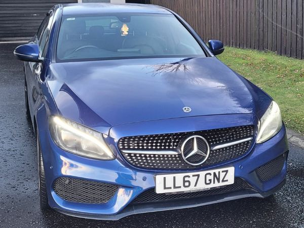 Mercedes-Benz C-Class Saloon, Diesel, 2018, Blue