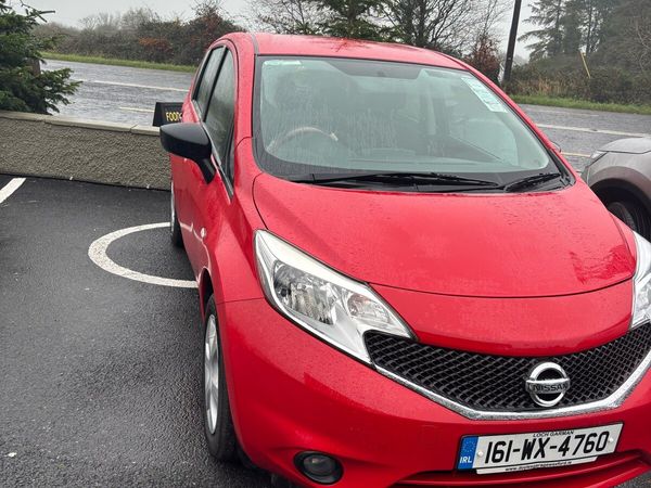 Nissan Note MPV, Petrol, 2016, Red