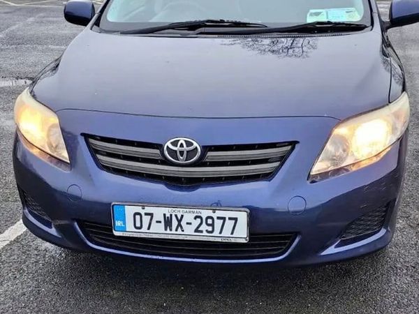 Toyota Corolla Saloon, Petrol, 2007, Blue