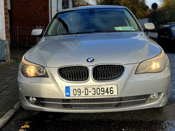 BMW 5-Series Saloon, Diesel, 2009, Silver