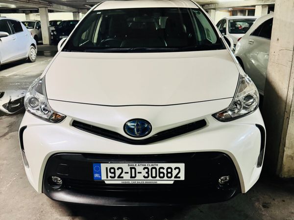 Toyota Prius MPV, Petrol Hybrid, 2019, White