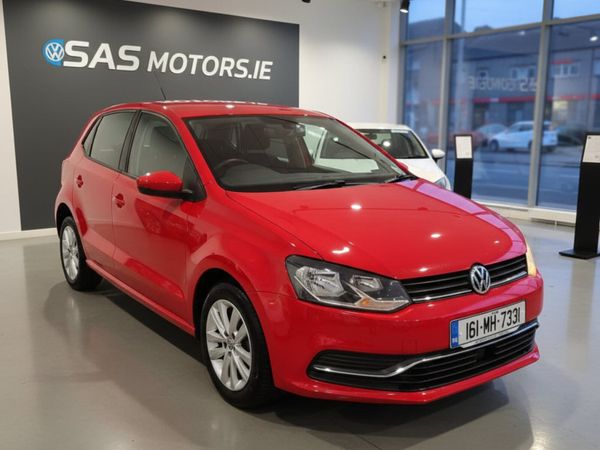 Volkswagen Polo Hatchback, Petrol, 2016, Red