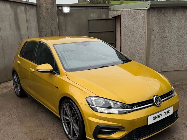 Volkswagen Golf Hatchback, Diesel, 2017, Yellow