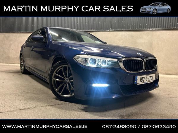 BMW 5-Series Saloon, Diesel, 2018, Blue