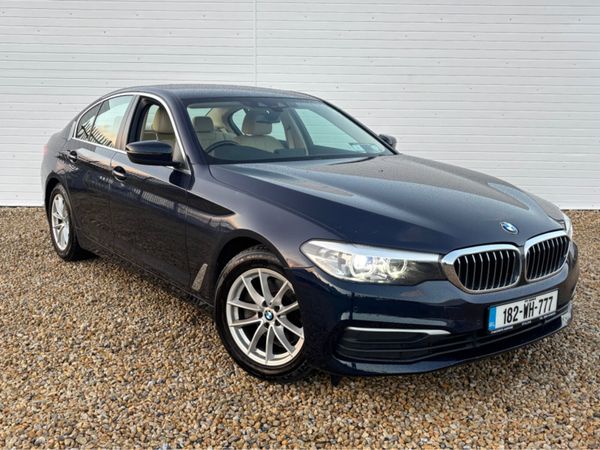 BMW 5-Series Saloon, Diesel, 2018, Blue