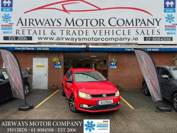 Volkswagen Polo Hatchback, Petrol, 2016, Red