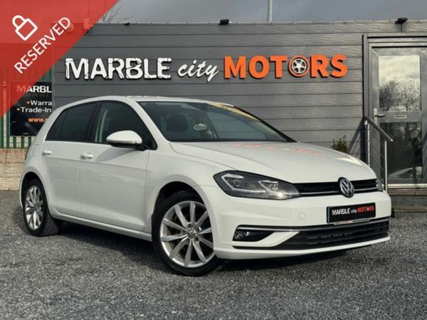 Volkswagen Golf Hatchback, Petrol, 2018, White