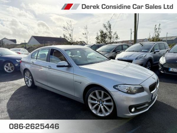 BMW 5-Series Saloon, Diesel, 2014, Silver