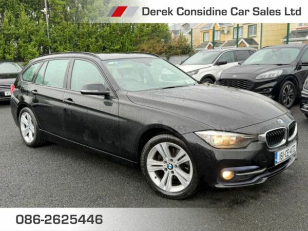 BMW 3-Series Saloon, Diesel, 2016, Black