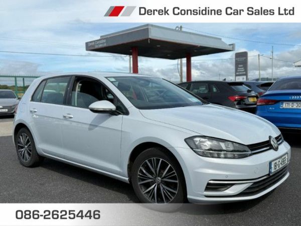 Volkswagen Golf Hatchback, Diesel, 2018, Silver