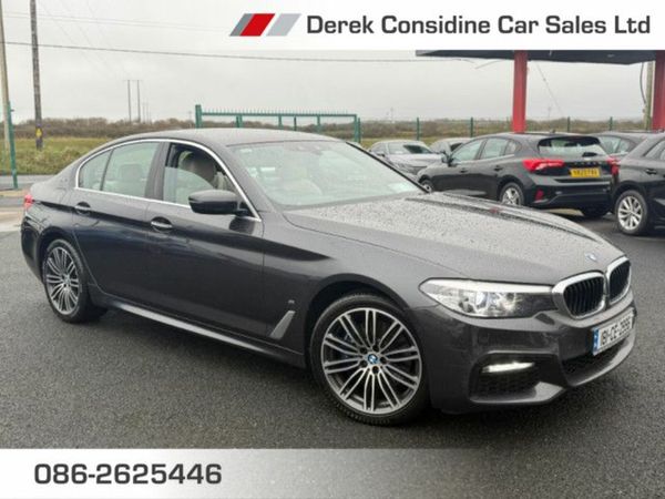 BMW 5-Series Saloon, Petrol Plug-in Hybrid, 2018, Grey
