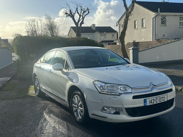Citroen C5 Saloon, Diesel, 2014, White