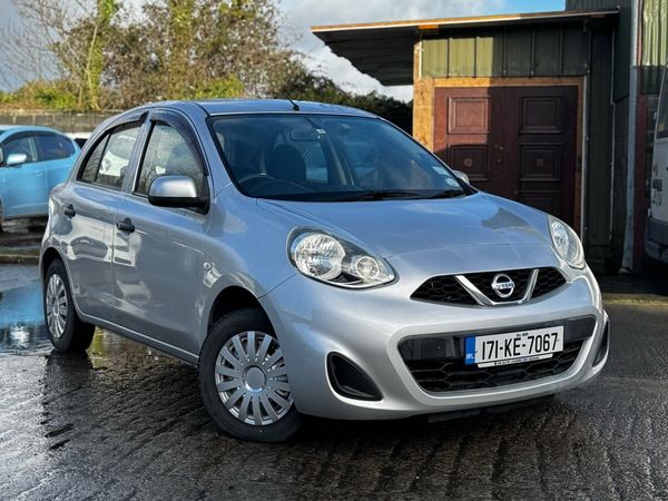 Nissan March Hatchback, Petrol, 2017, Silver