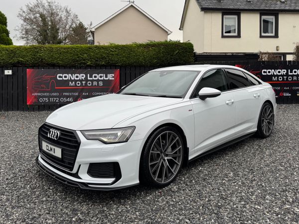Audi A6 Saloon, Diesel Hybrid, 2019, White