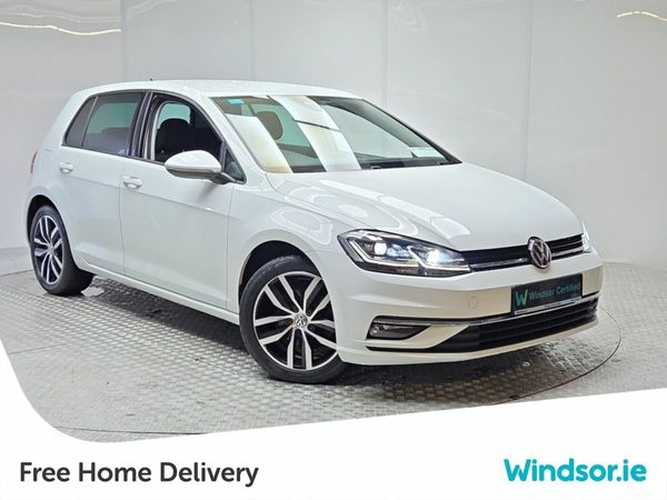 Volkswagen Golf Hatchback, Petrol, 2018, White